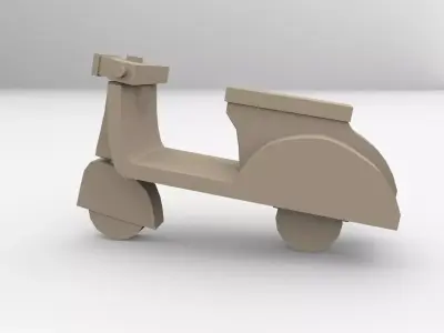 Scooter toy 3D print model