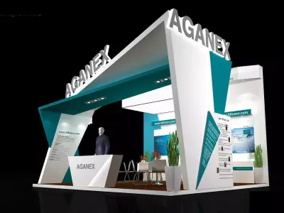 Exhibition - Area -6X6-3DMAX2009-23 3D model