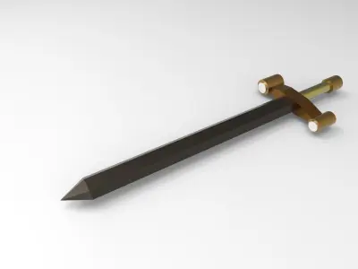 Sword type F 3D model