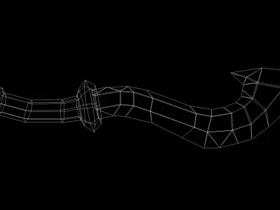 Sword Low-poly 3D model 57