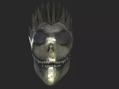 death god helmet  Low-poly 3D model