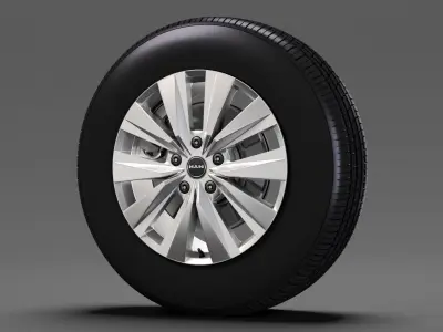 MAN TGE Van 2017 wheel 3D model