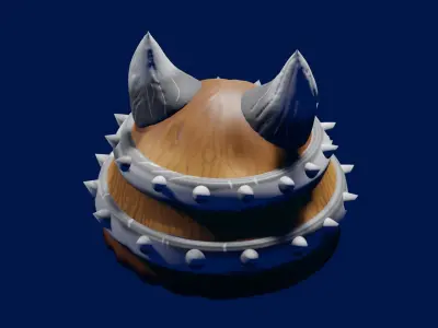 midavel helmet Low-poly 3D model