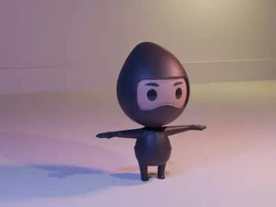 ninja assassin 3D model