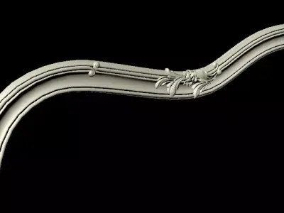 CNC bed headboard and footboard 3D model purchase