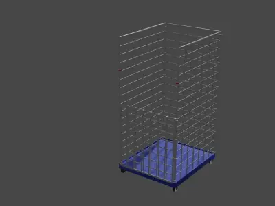 Trolley object Free 3D model