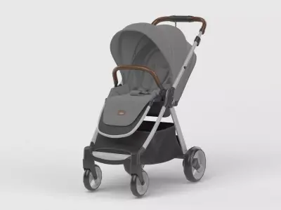Baby stroller 3D model 3D model 15