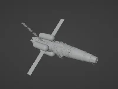 Artemis collection - realistic 3D model of a spaceship 3D model