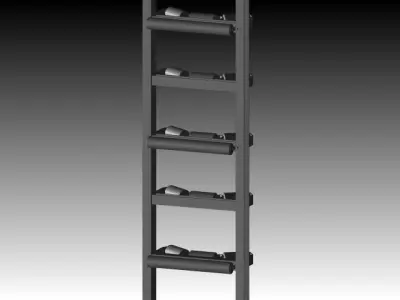 Conveyor battery pack 3D model