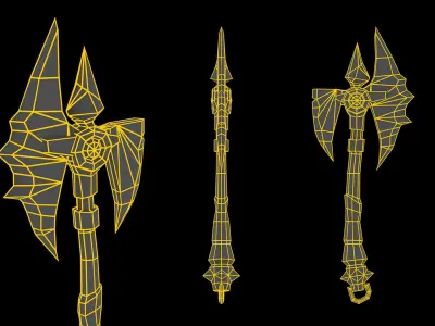 Battle Axe Free 3D model