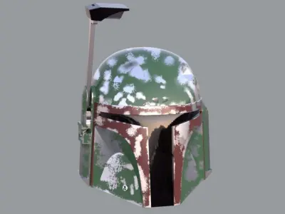 Boba Fett Helmet Mandalorian version 3D print model