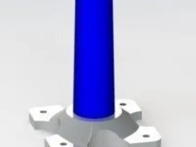 Wind Turbine 3D model