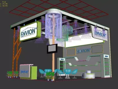 Exhibition - Area - 6X7-3DMAX2009-01 3D model