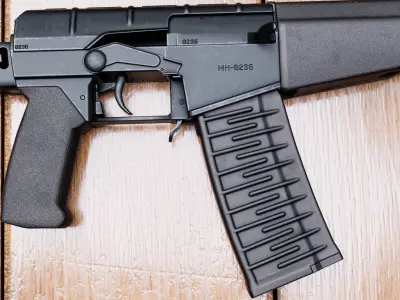 AS VAL rifle 3D model