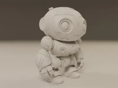 humanoid robot 3D print model buy