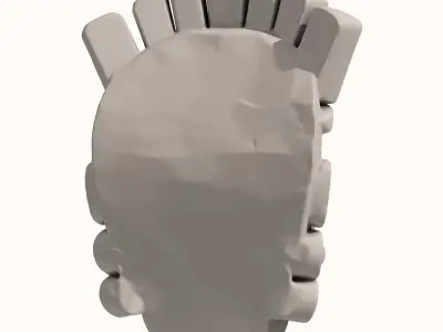 Aztec Mask 3D print model