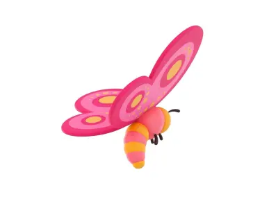 Character203 Butterfly 3D model