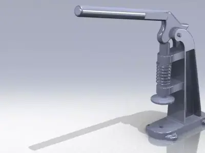Button Cover Machine Free 3D model