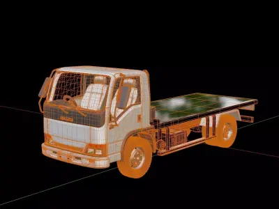 Isuzu NKR Cab Chassis 3D model
