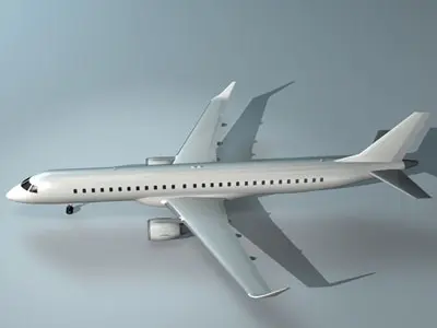 Embraer 195 3D model