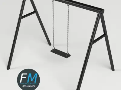 Park swing 1 3D model