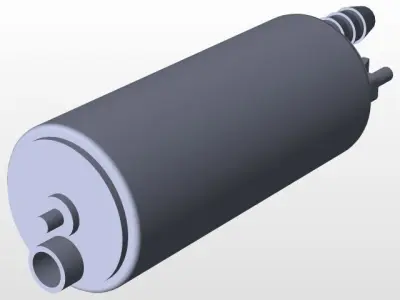 Walbro 237 in tank fuel pump Free 3D model