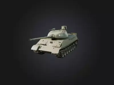 tank model Low-poly 3D model purchase