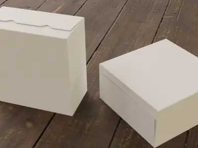 Box Packaging Low-poly 3D model purchase