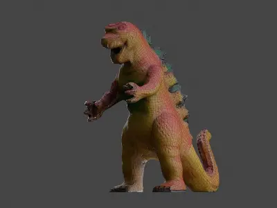 Dinosaur figurine toy 3D model