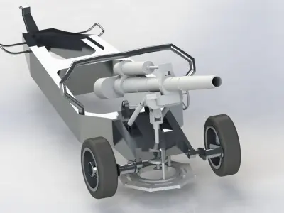 M102 Howitzer 3D model