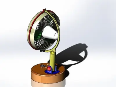House Fan by Solidworks 3D model
