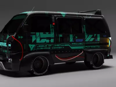 maruti suzuki  Omni Low-poly 3D model