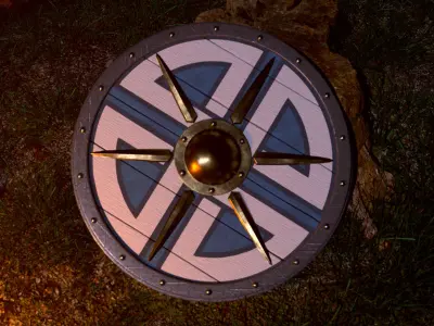 Viking Shield Free 3D model