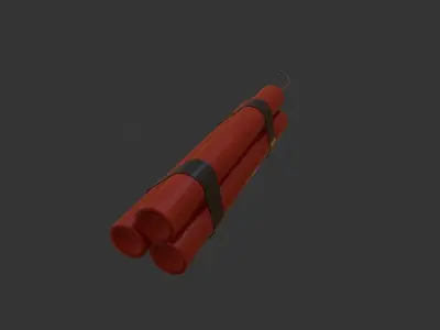 Dynamite Pack PBR Low-poly 3D model