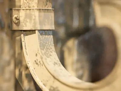 azure wall antique light 02 3D model