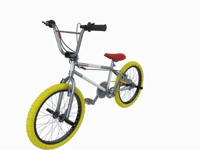 BMX Bike Low-poly 3D model order