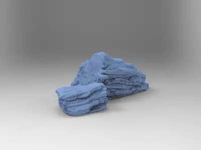 Dark Horror Cliffs 10  3D model