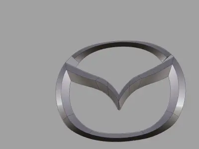 MAZDA LOGO  3D model