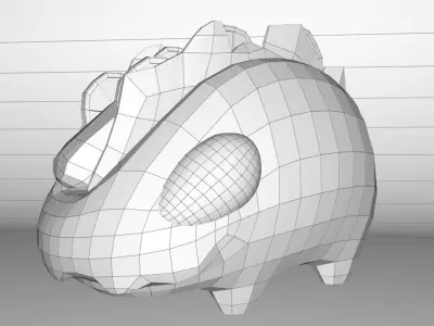 DinoTaco-Taco Ankylosaurus Low-poly 3D model