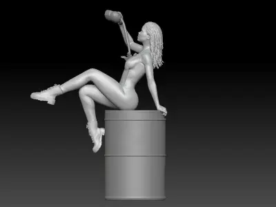 PIN UP AIRCRAFT 2 3D print model