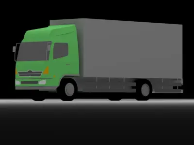 Low Poly Truck Pack Low-poly 3D model
