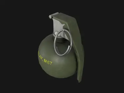 M67 Grenade Low-poly 3D model shop