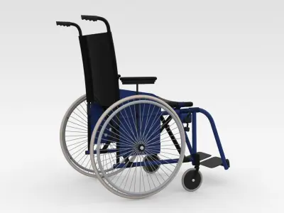 Wheel Chair 3D model buy