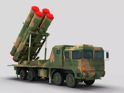 HQ 22 Air Defense Missile 3D model