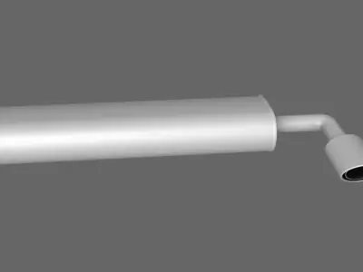Muffler Sport Free 3D model