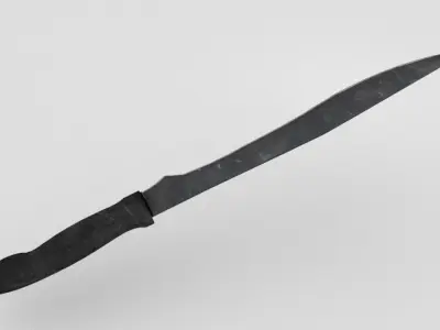 Multi-use Machete Pack Low-poly 3D model