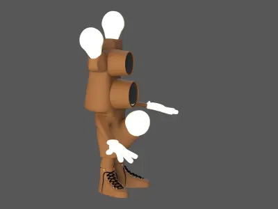  Cartoon Bulb Holder v1 