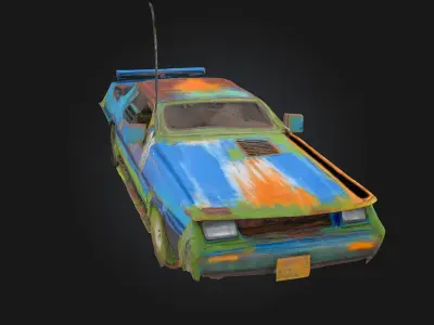 Graffiti Cruiser  Street Art on Wheels 3D model