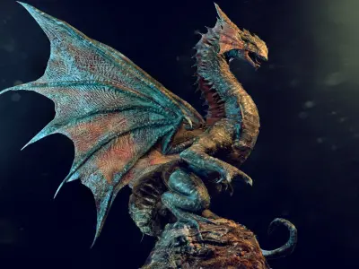 Dark Dragon 3D 3D model