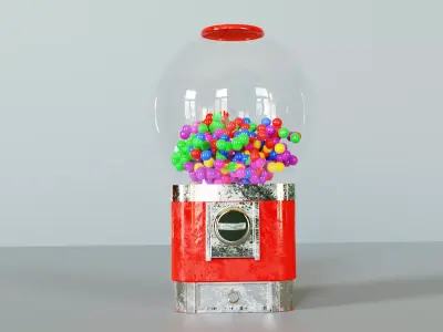 gumball machine 3D 3D model